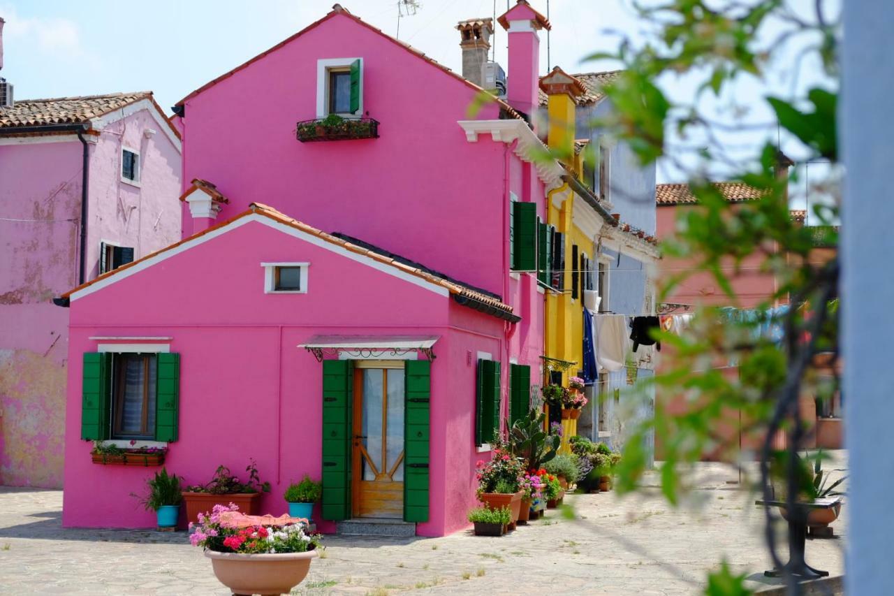 Night Galleria Holiday Home - Bed & Art In Burano - The Pink House Zewnętrze zdjęcie
